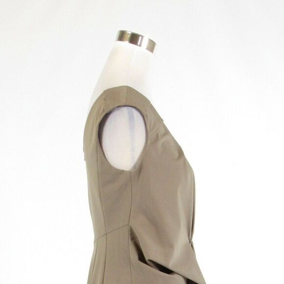 Taupe MAGASCHONI COLLECTION sheath dress 6 - Picture 6 of 9